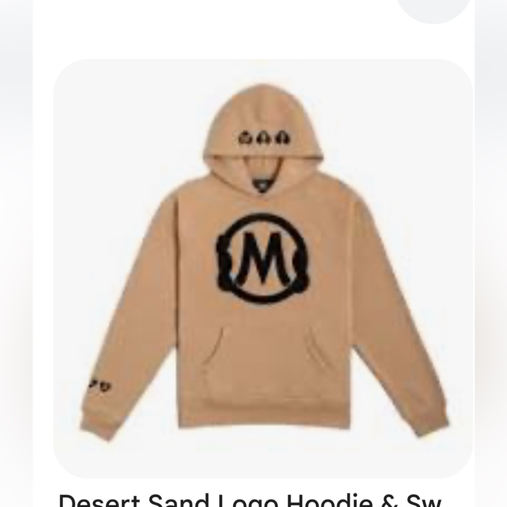 Mamba and Mambacita Desert Sand Logo Hoodie & Sweatpant Set (w/ Boucle Detail)